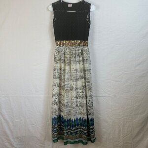 KAIRA Sleeveless Long Dress Asia India ? Size Large